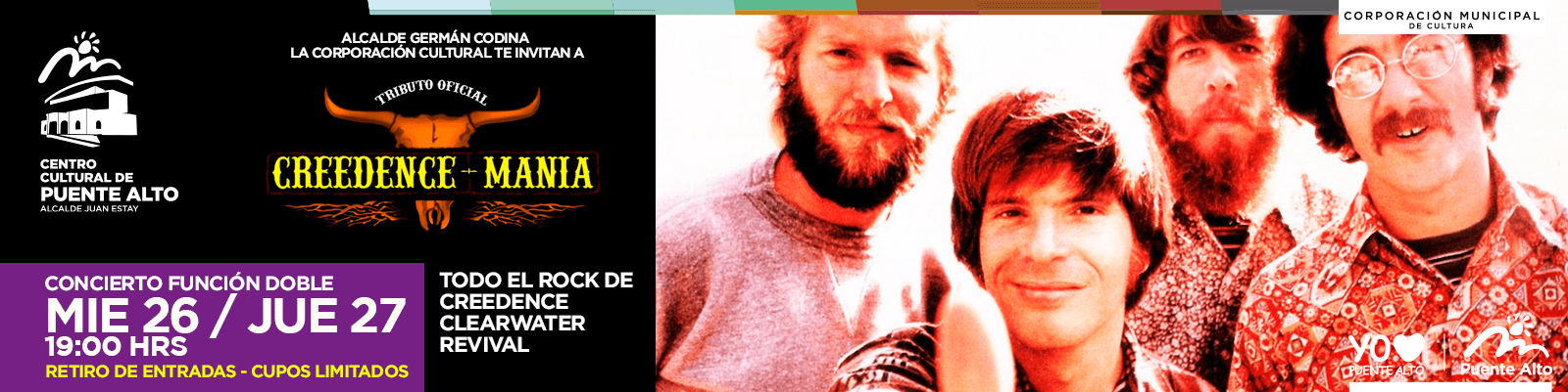 La Creedence-mania llegó a Puente Alto 